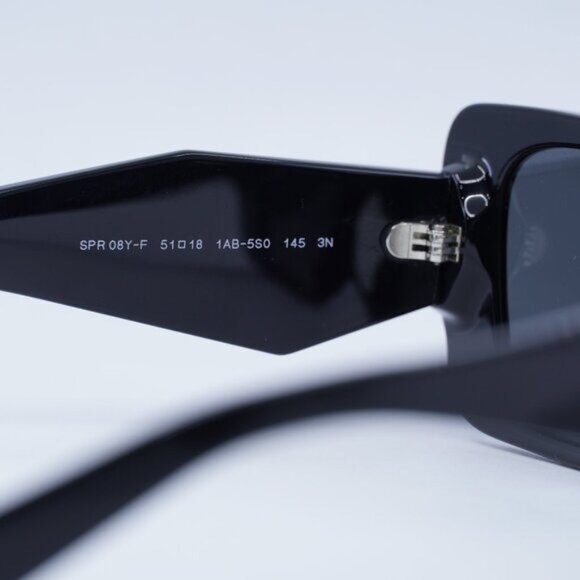 🕶️ New Prada PR08YSF 1AB5S0 Sunglasses - Black Frame - Picture 9 of 12